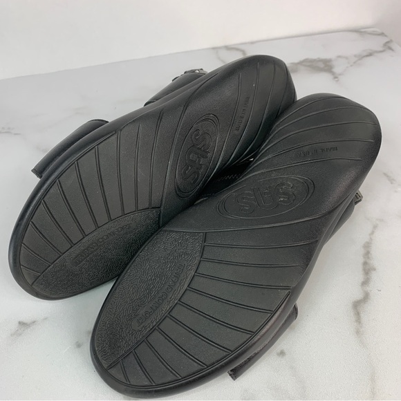 SAS Nudu Black Midnight Adjustable Strap Comfort Sandals 9 - Picture 9 of 11